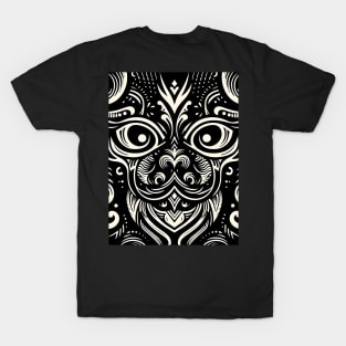 Discover Aotearoa's Cultural Tapestry: Authentic Maori Art in Vibrant Illustrations T-Shirt